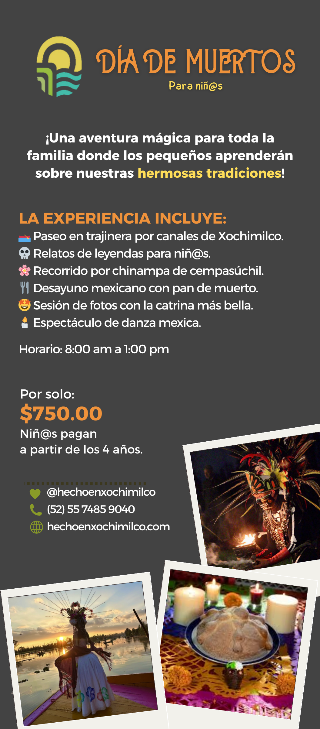 Día de Muertos en Xochimilco - Para niñ@s